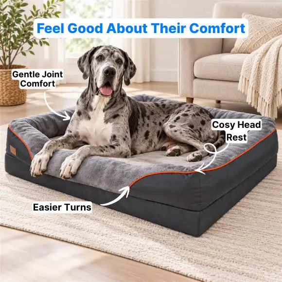 OrthoNest™ - Memory Foam Orthopedic Dog Bed