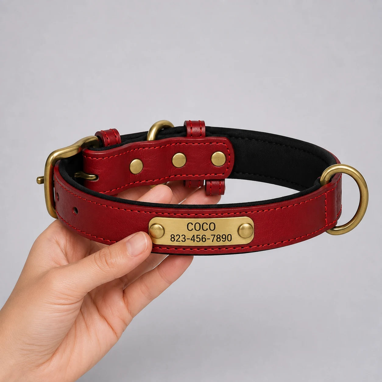 Custom Leather Dog Collar