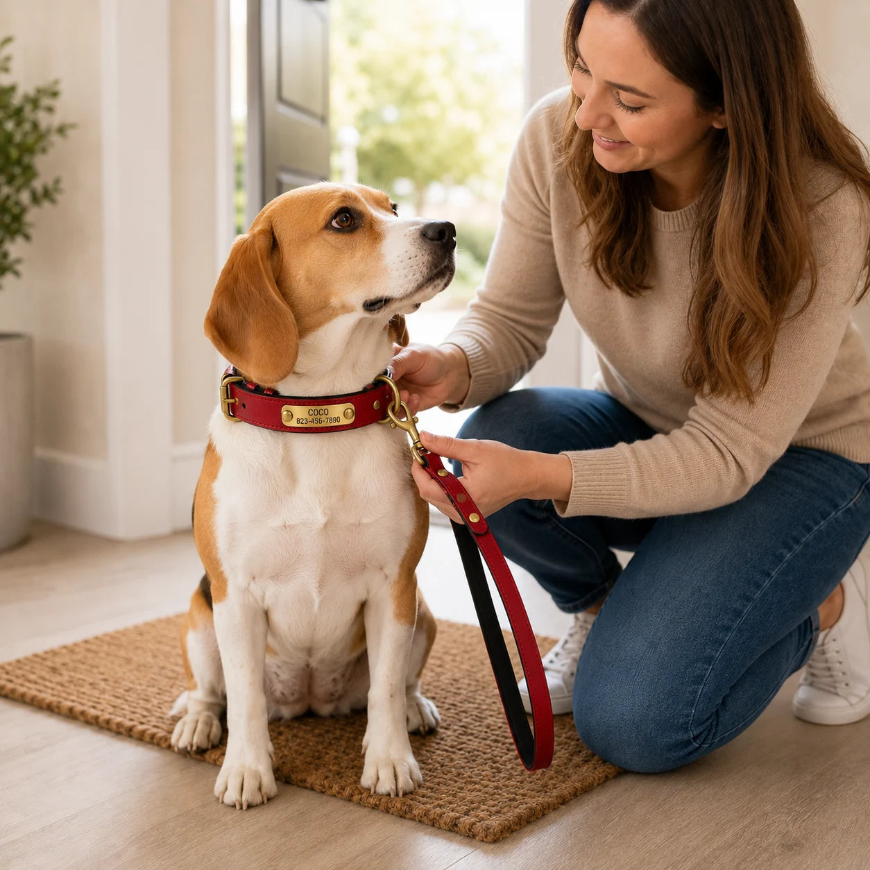 Custom Leather Dog Collar