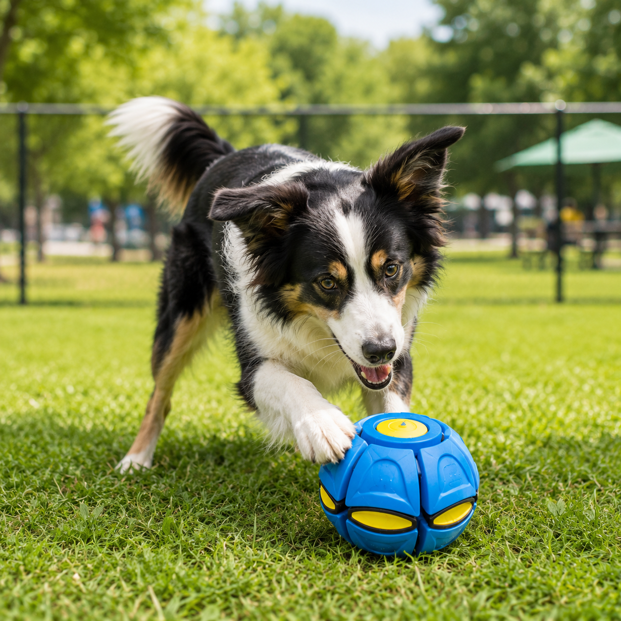 Flying Ball Dog Toy