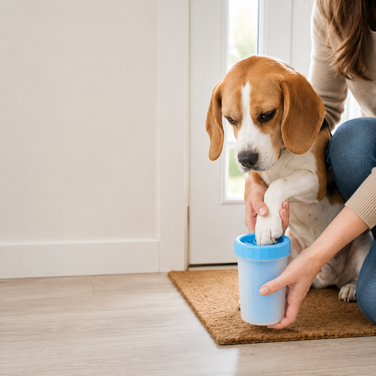 Dog paw cleaner