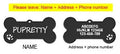 Custom Bones Dog Tag
