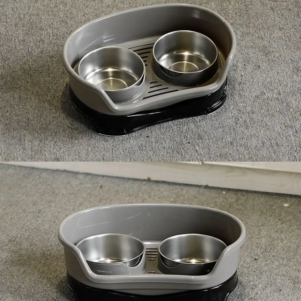 Elevated Stainless Steel Dog Bowl