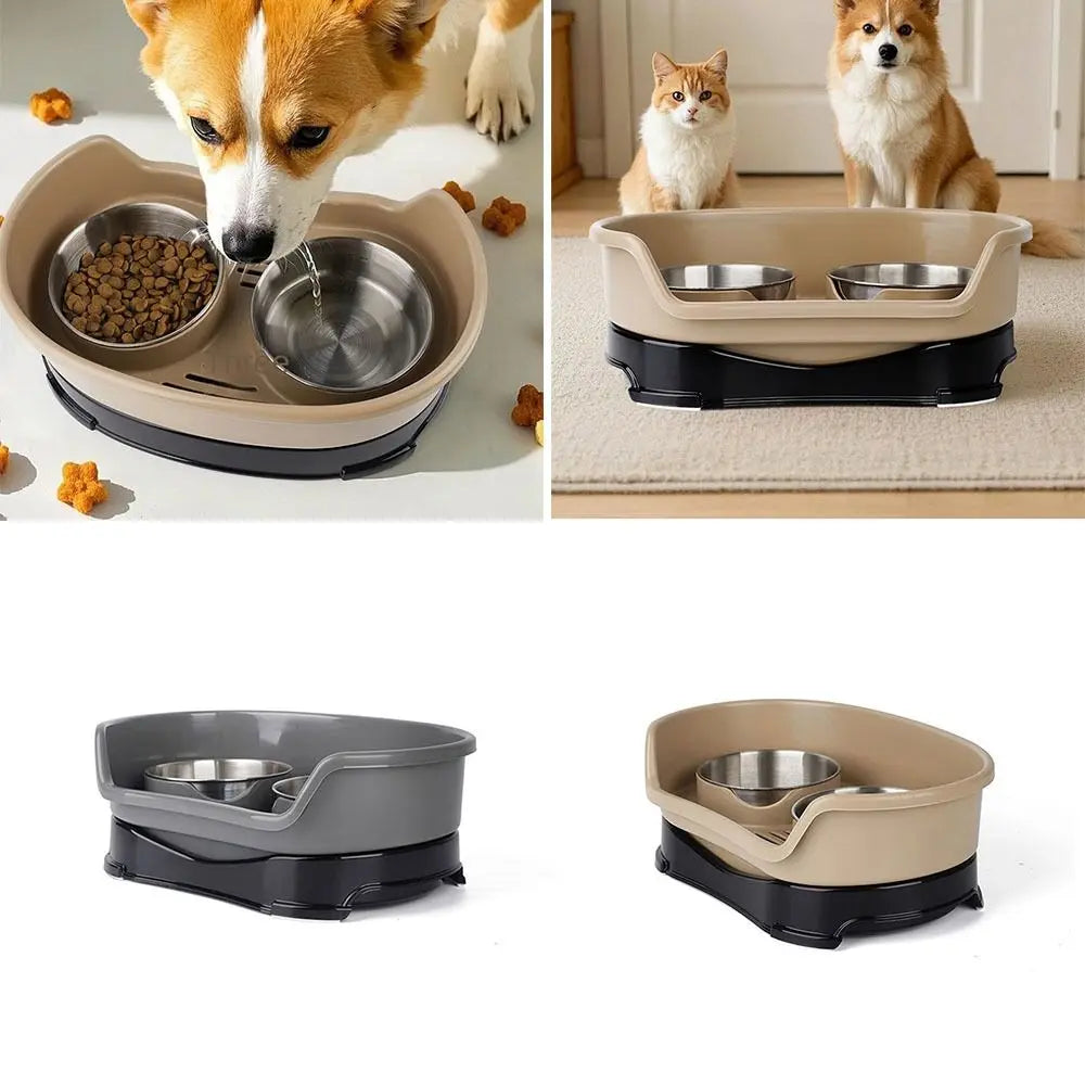Elevated Stainless Steel Dog Bowl