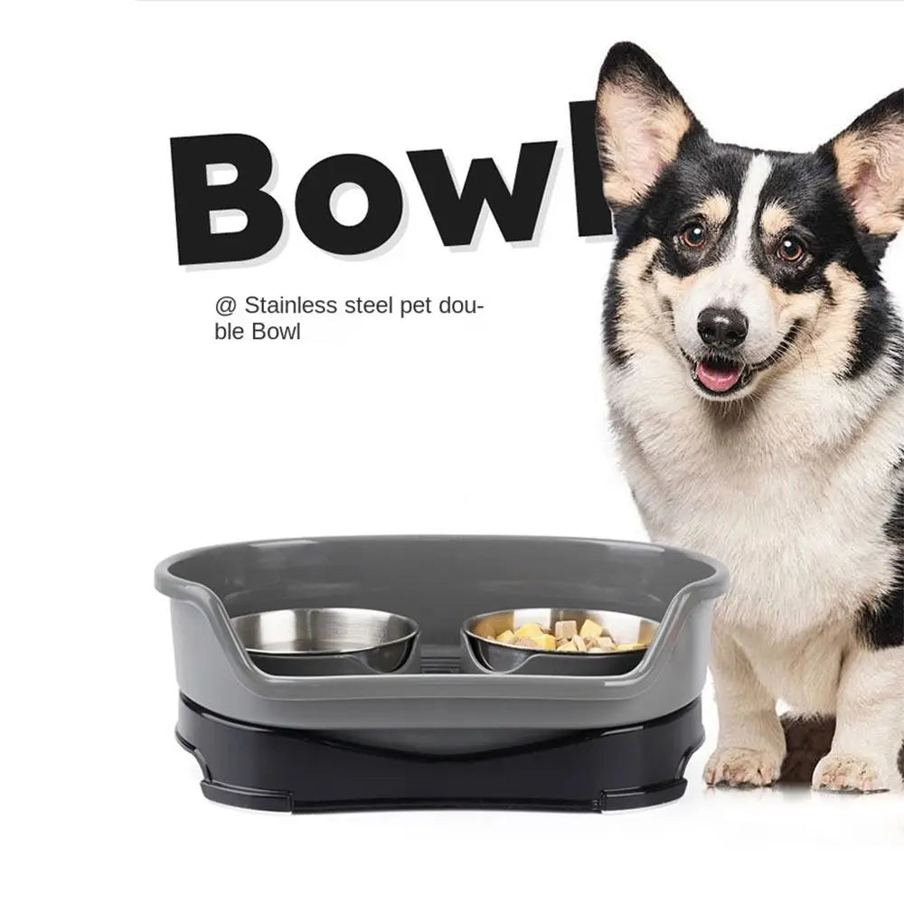Elevated Stainless Steel Dog Bowl