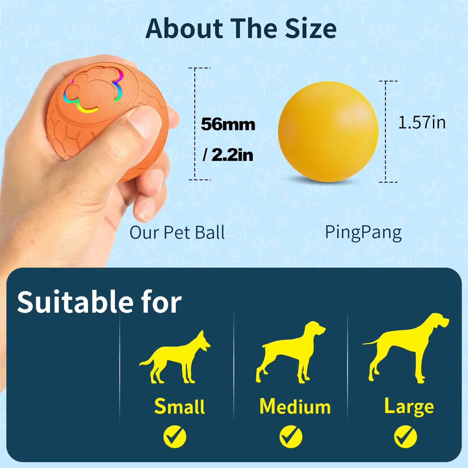 Smart Electronic Ball Dog Toy