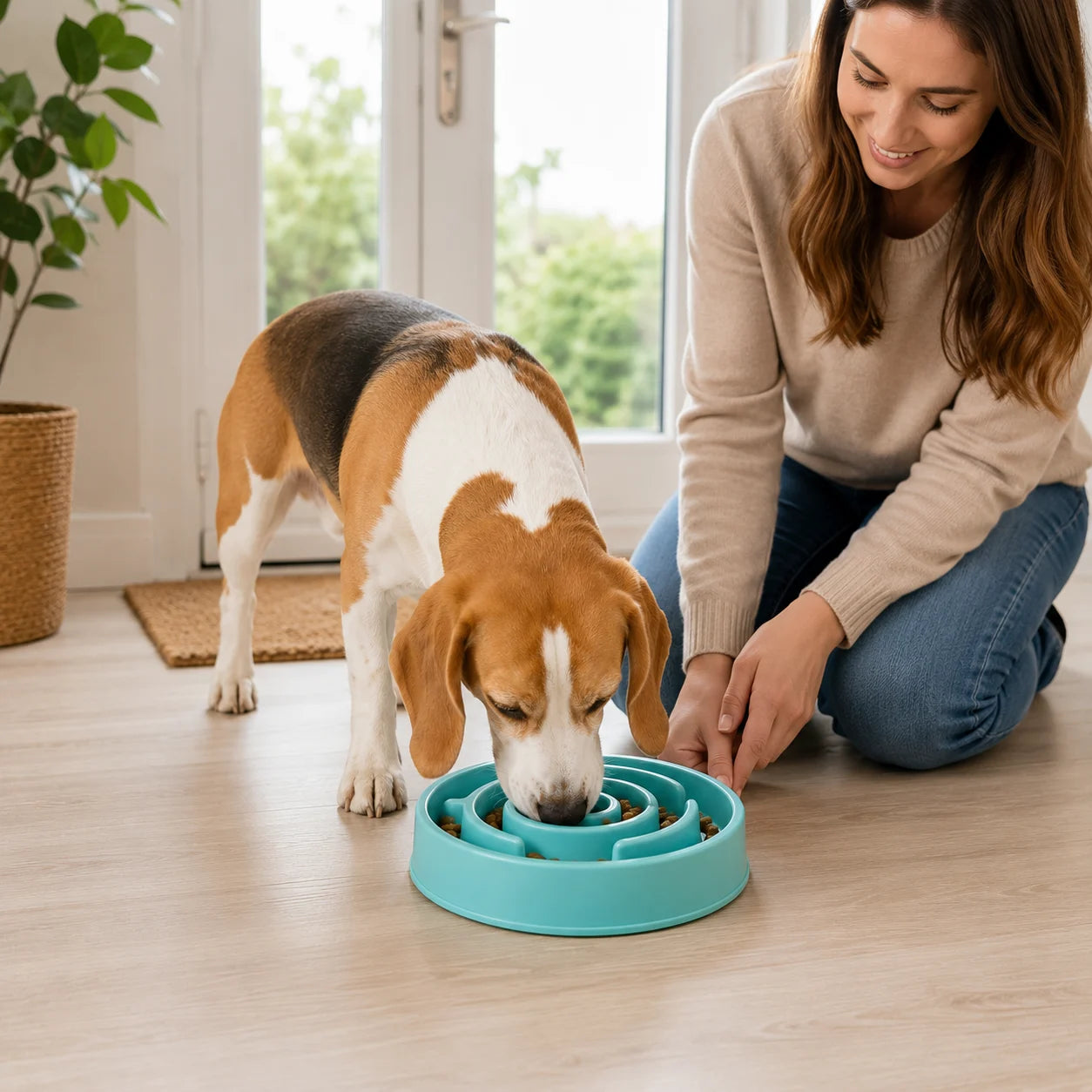 Slow Feeder Dog Bowl