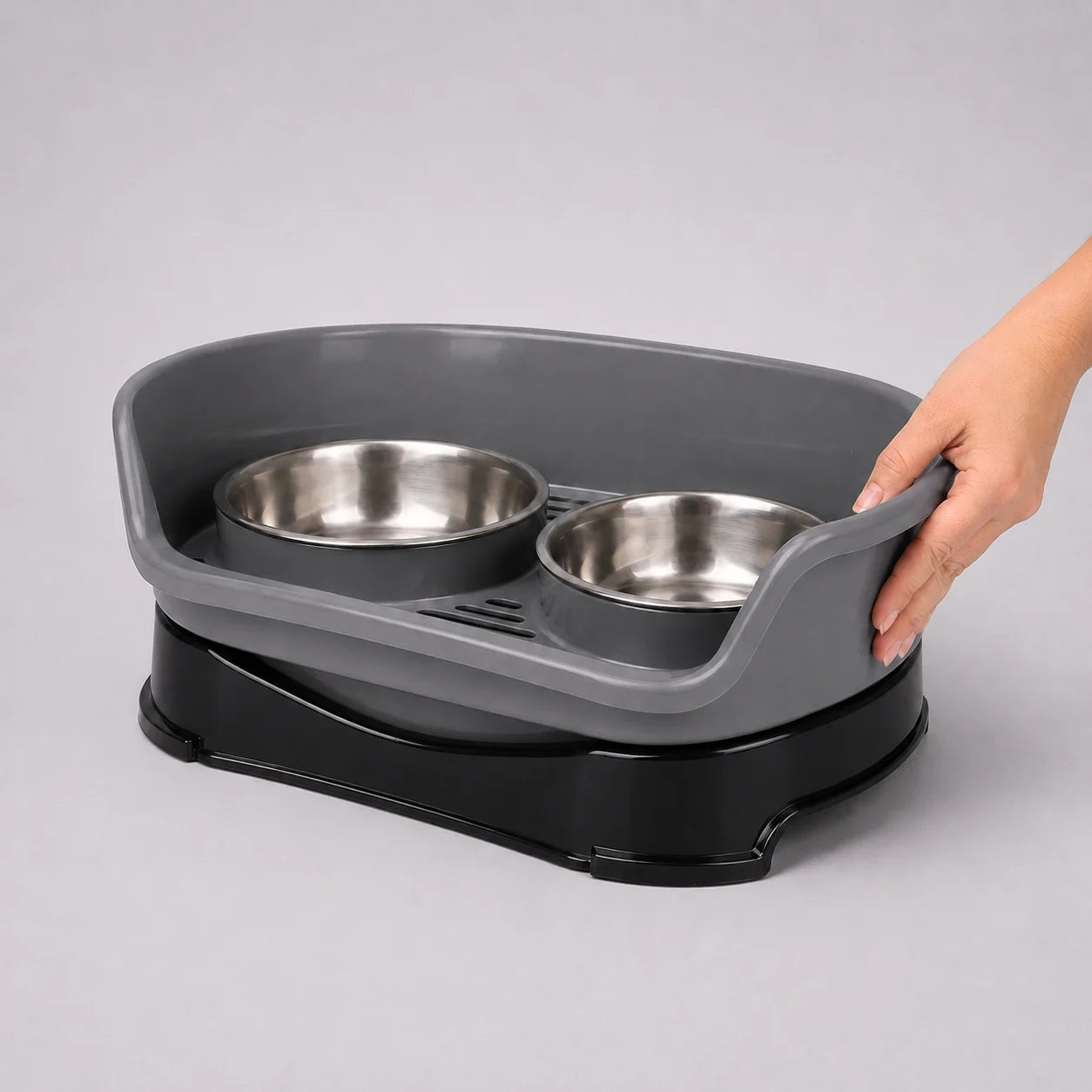 Elevated Stainless Steel Dog Bowl