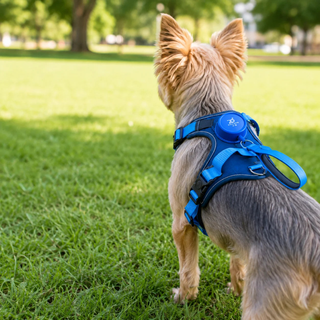 New Retractable Dog Harness