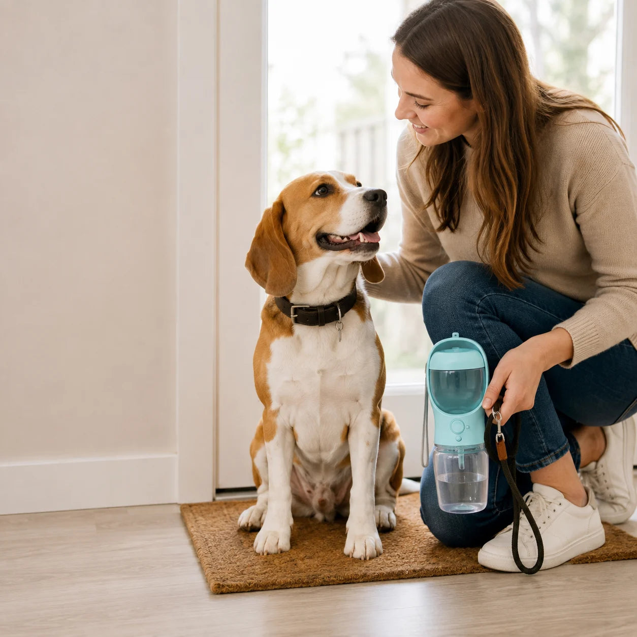 2-in-1 Dog Water Bottle