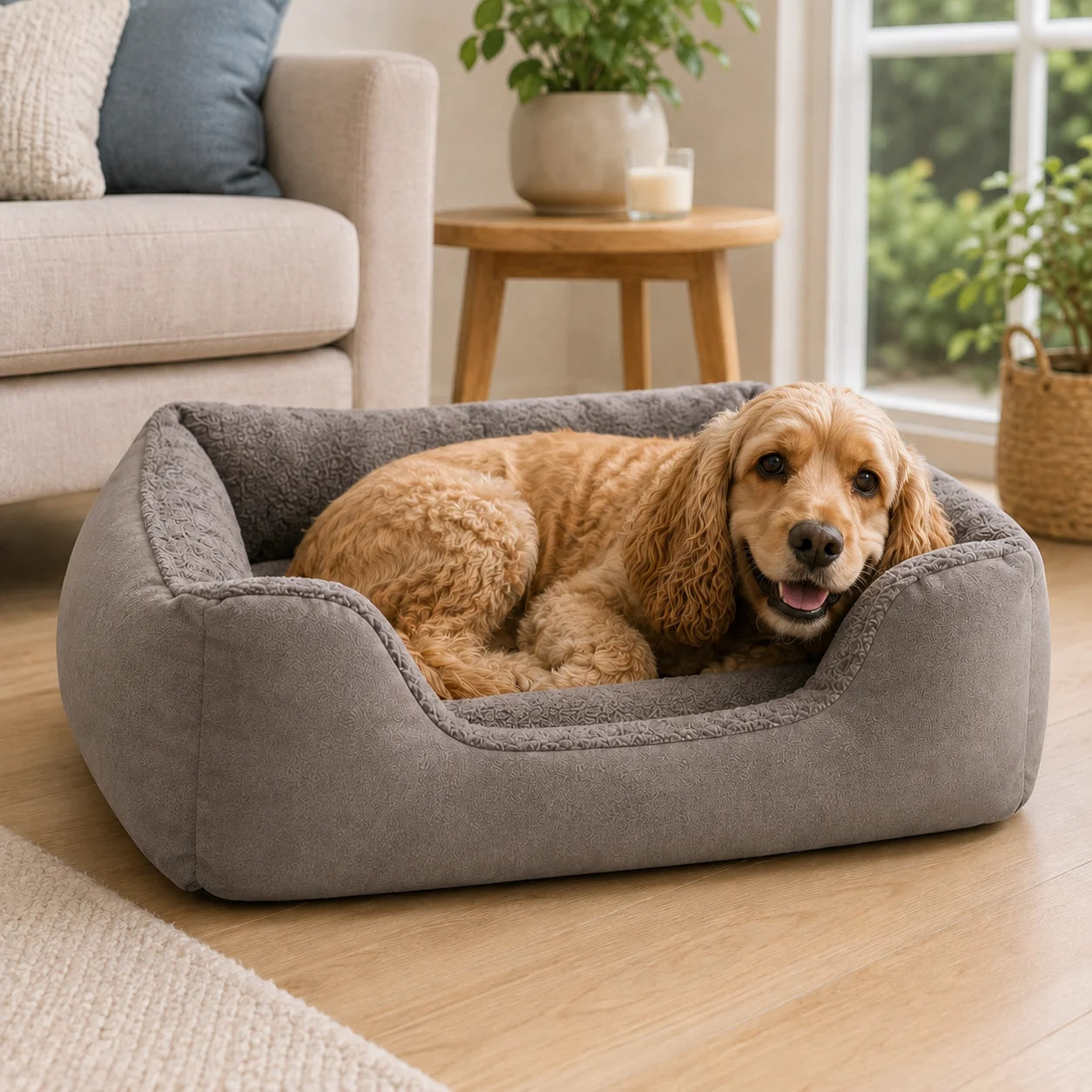 Comfortable Square Dog Bed