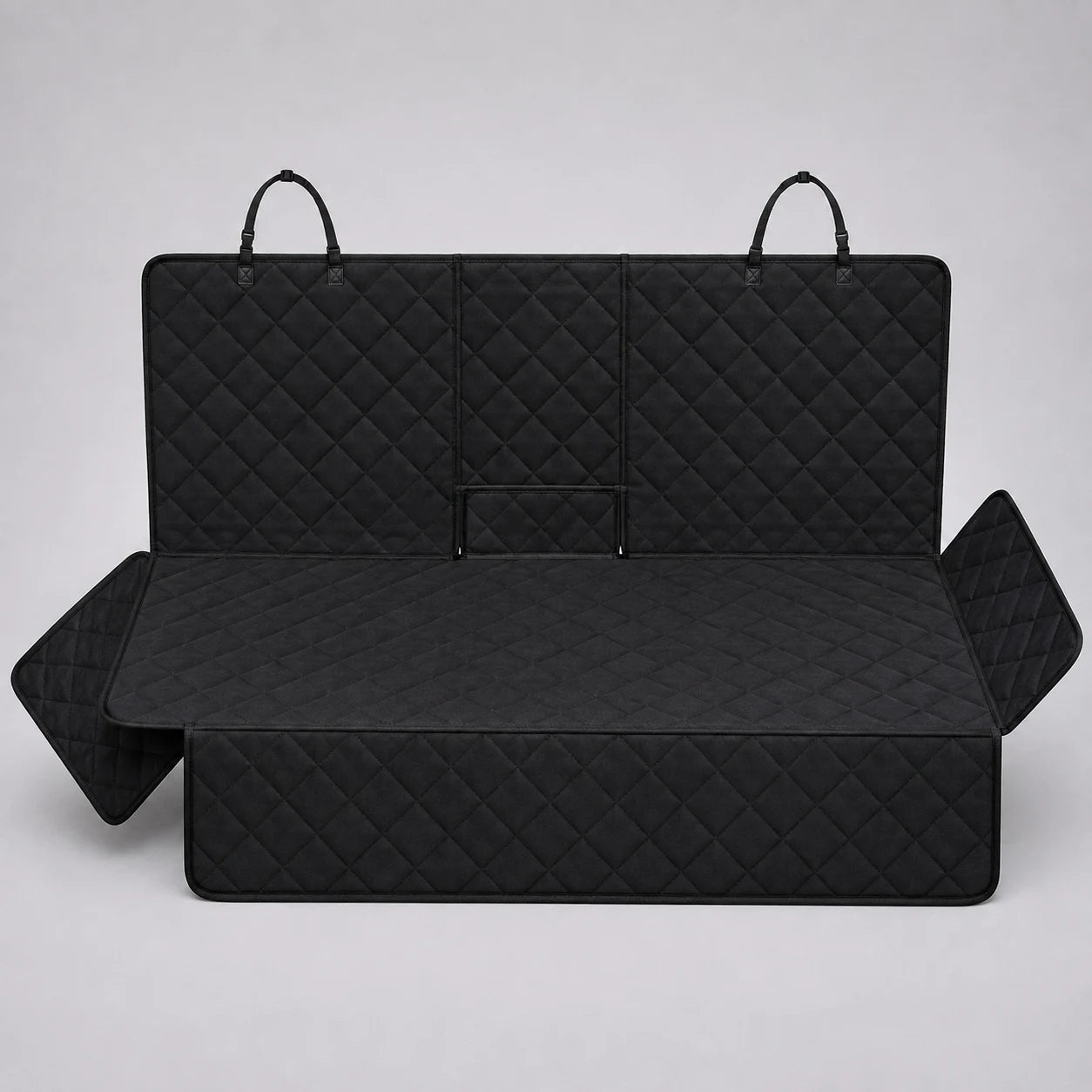 Black Dog Car Seat Cover