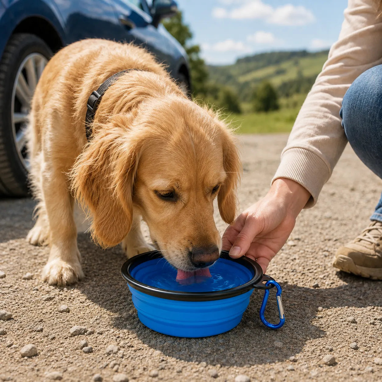 Collapsible Dog Bowl